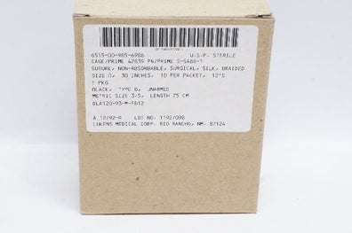 Lukens 0 SILK, Stre Surgical, 30inch - Box of 12